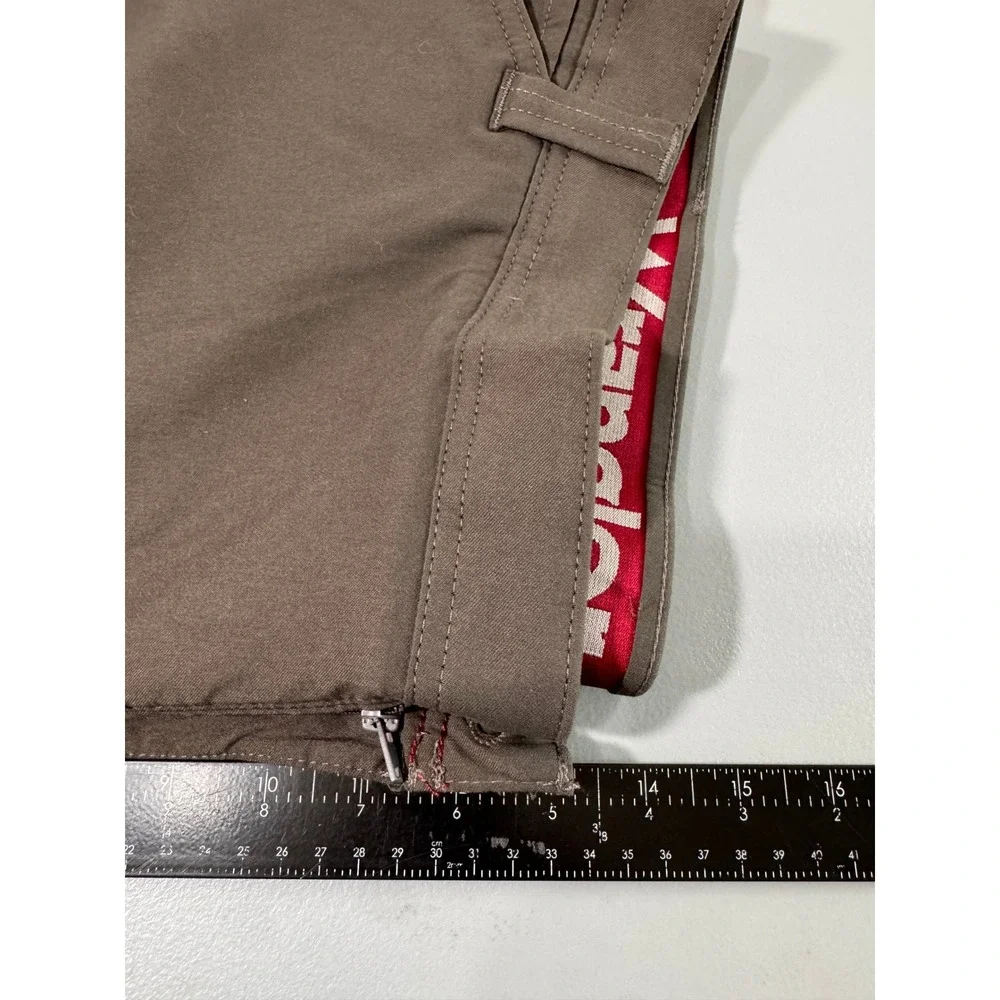 Wrangler Outdoor Pants Mens 42x30 Gray NEW Straight Fit Stretch Cargo 10NW788AS